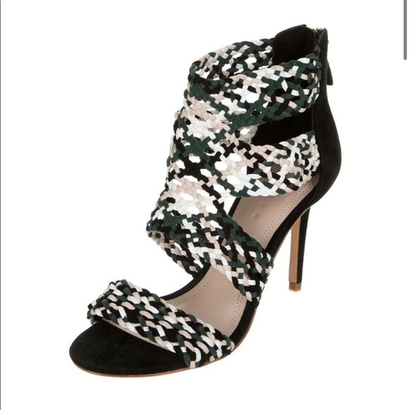 New Sandro Paris Agate Suede Sandals shoe heels 37 - Picture 2 of 11